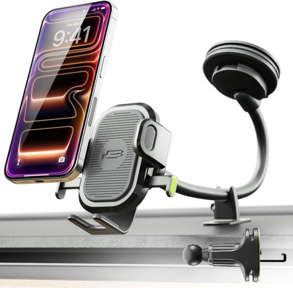 Bracketron OneClick Gooseneck Dash & Vent Phone Mount product image