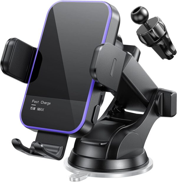 Mosurr 15W Auto-Clamping Wireless Car Charger product image
