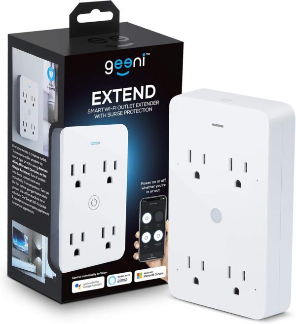 Geeni Smart Wi-Fi 4 Outlet Plug product image