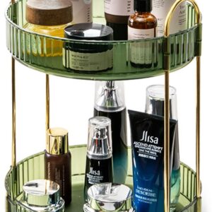 Asayuee 2-Tier 360 Rotating Makeup Organizer (Green) product image