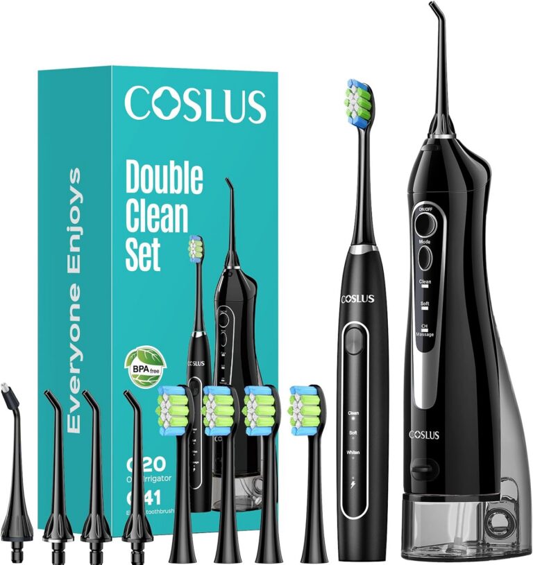 COSLUS C20C41 Water Flosser Electric Toothbrush Combo product image