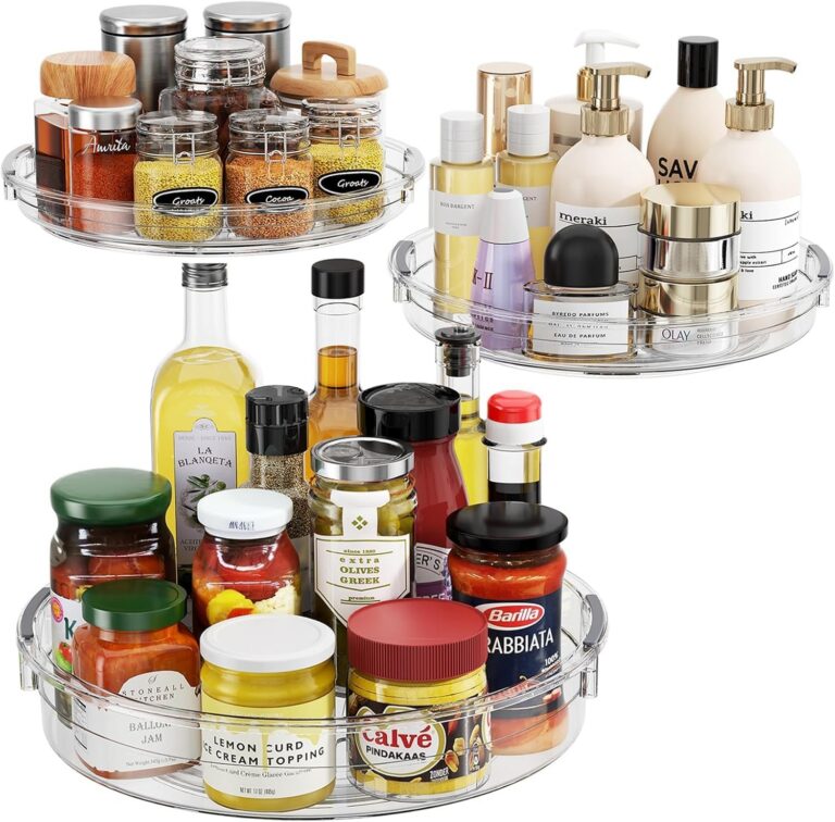 LAMU 3-Pack Lazy Susan Organizer Turntable product image