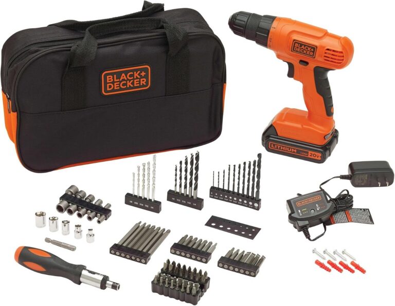 BLACK+DECKER BDC120VA100 20V MAX POWERCONNECT Cordless Drill Driver Kit product image