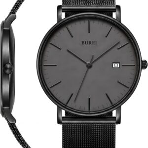 BUREI Ultra Thin Minimalist Men's Watch product image