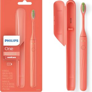 Philips One by Sonicare Battery Toothbrush, Miami Coral (HY1100/01) product image
