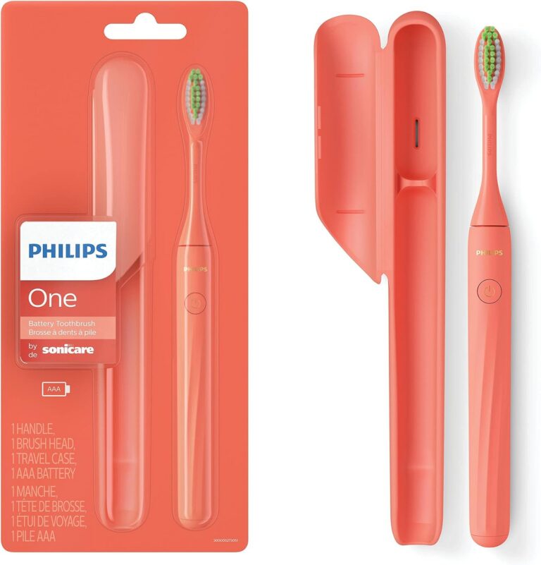 Philips One by Sonicare Battery Toothbrush, Miami Coral (HY1100/01) product image