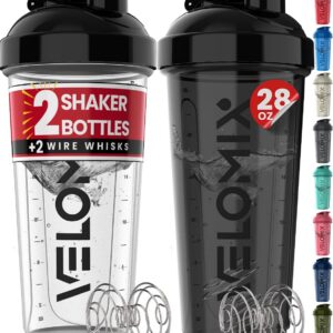 VELOMIX 2-Pack 28 fl oz Protein Shaker Bottles product image