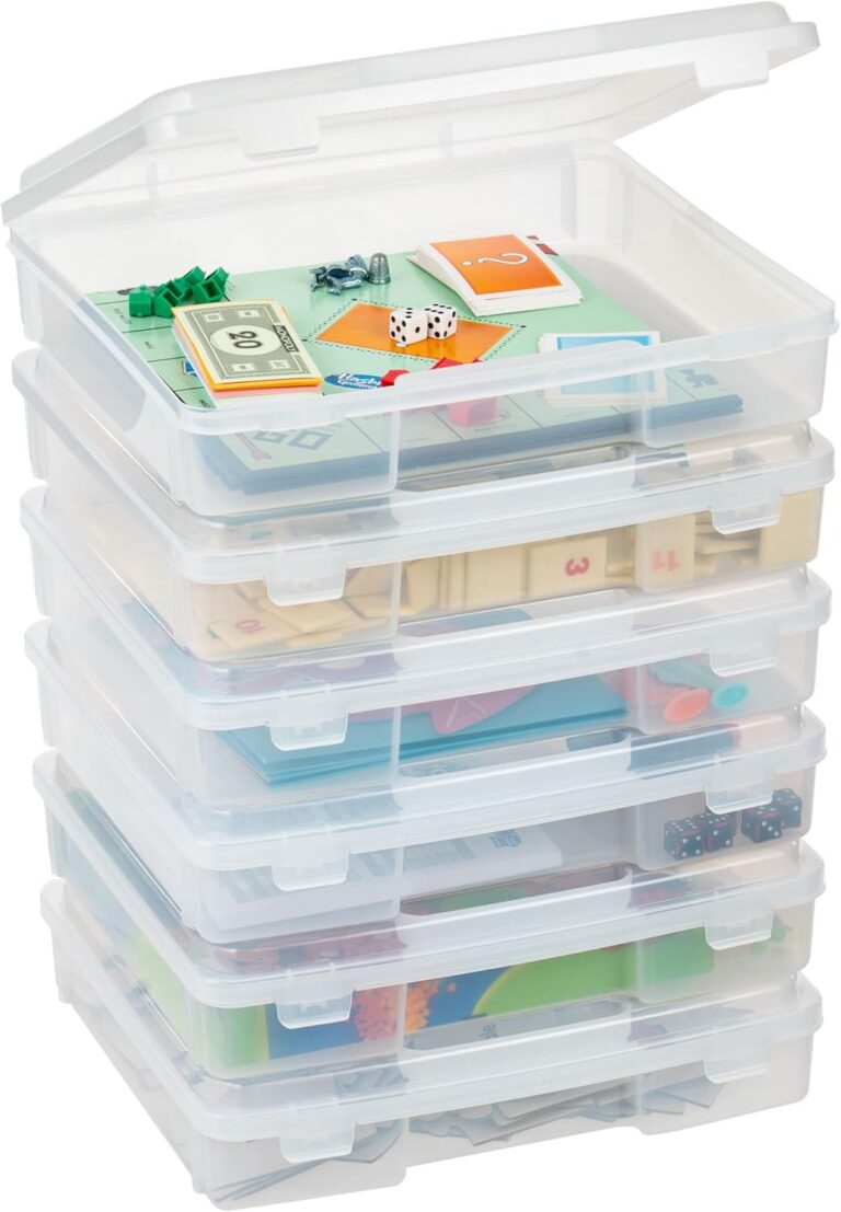 IRIS USA Thick Craft Case (6-Pack), Clear product image