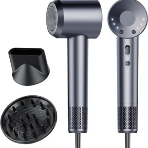 aowoka 160,000 RPM High-Speed Ionic Hair Dryer with Diffuser aowoka 160,000 RPM High-Speed Ionic Hair Dryer with Diffuser product image