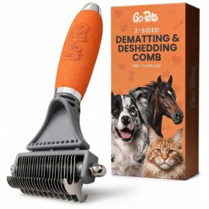 GoPets 2-in-1 Deshedding & Dematting Comb product image