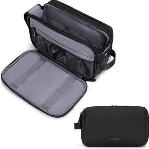 BAGSMART Toiletry Bag for Men, Medium Black product image