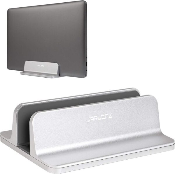 JARLINK Vertical Laptop Stand, Adjustable Aluminum Desktop Holder JARLINK Vertical Laptop Stand, Adjustable Aluminum Desktop Holder product image