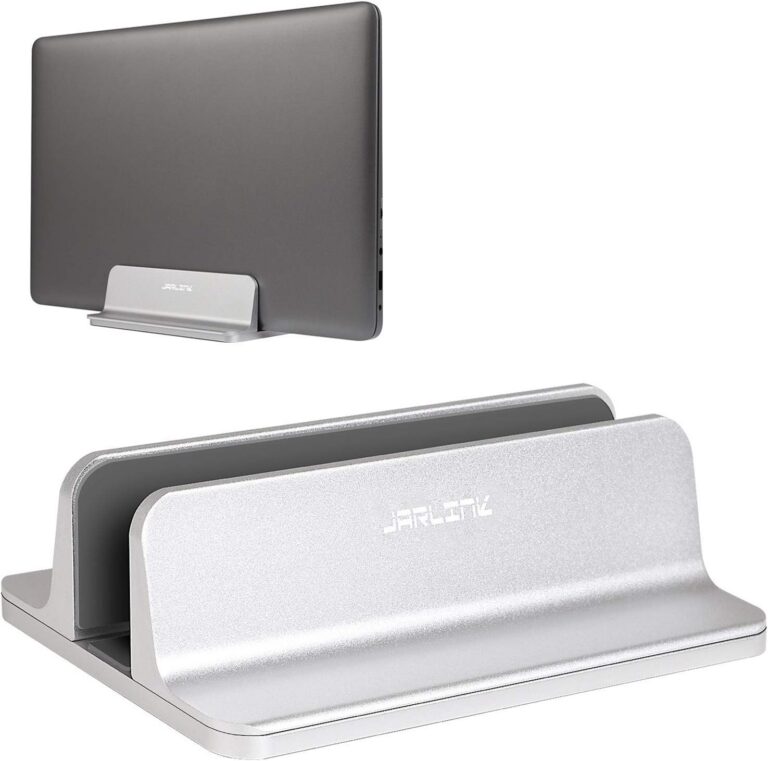 JARLINK Vertical Laptop Stand, Adjustable Aluminum Desktop Holder product image