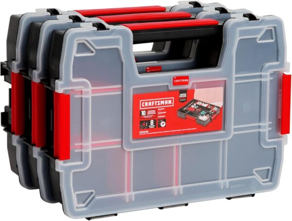 CRAFTSMAN CMST60964M 3-Pack 10-Compartment Small Parts Organizer product image