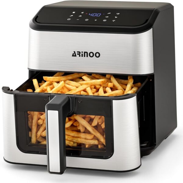 ARINOO 8 Qt Air Fryer Pro with Viewing Window product image