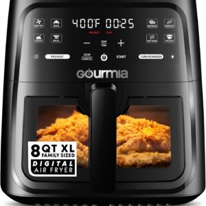 Gourmia 8 Qt Air Fryer with Easy View Window product image
