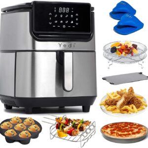 Yedi Evolution Air Fryer 6.8 Qt with Ceramic Basket, Stainless product image