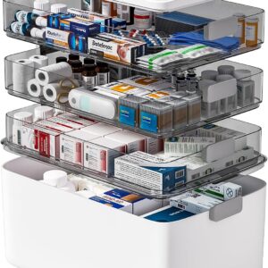 funest 4-Tier Medicine Storage Box Organizer product image