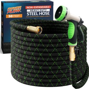 PowerFlow Metal Garden Hose, 50 Ft product image