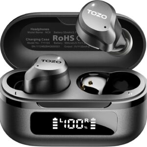 TOZO NC9 Hybrid Active Noise Cancelling Wireless Earbuds product image