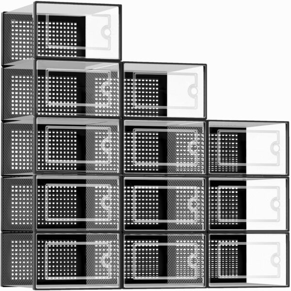 Kuject X-Large Shoe Storage Boxes 12 Pack Kuject X-Large Shoe Storage Boxes 12 Pack product image