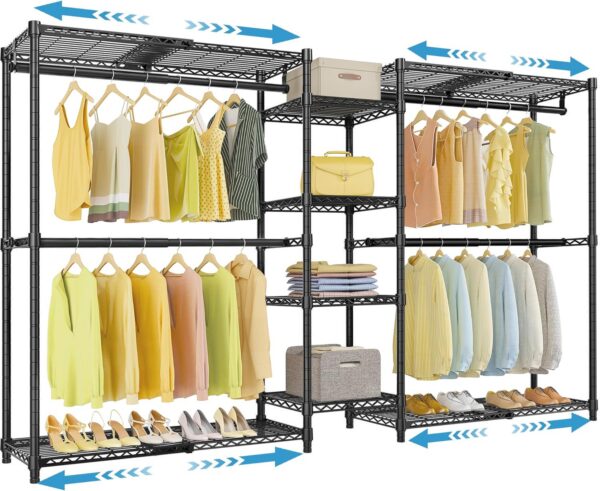 VIPEK X3 Expandable Heavy Duty Clothes Rack Closet Organizer System product image