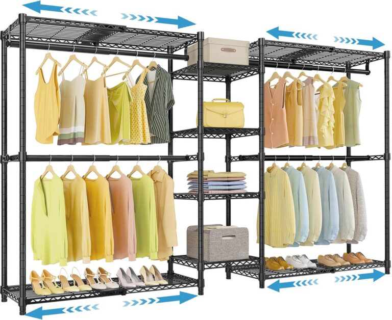 VIPEK X3 Expandable Heavy Duty Clothes Rack Closet Organizer System product image