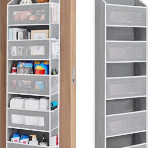 JARLINK Over-the-Door Organizer, 5 Shelf Grey product image