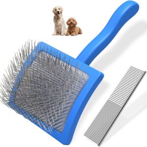Saccison 2PCS Slicker Brush for Dogs and Pet Comb product image