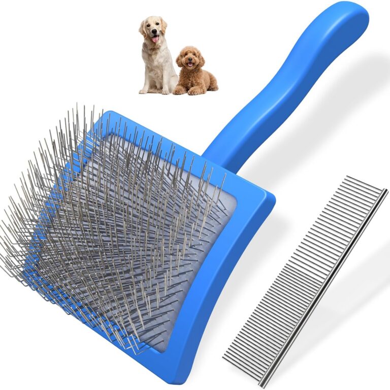 Saccison 2PCS Slicker Brush for Dogs and Pet Comb product image