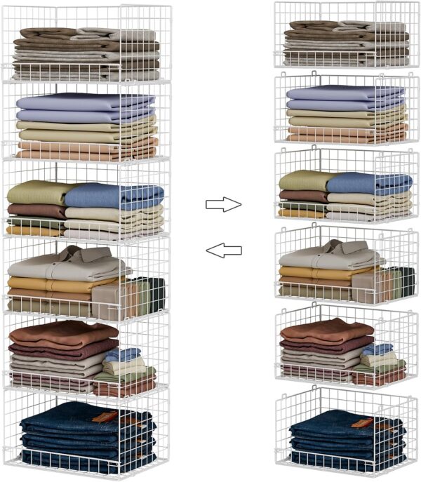 Yociyoga 6-Tier Stackable Closet Organizer product image
