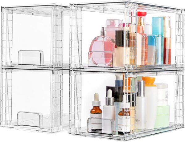 Vtopmart 4 Pack Large Stackable Storage Drawers product image