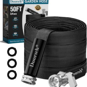 Doorich 50ft TPU Garden Hose with Valve Doorich 50ft TPU Garden Hose with Valve product image