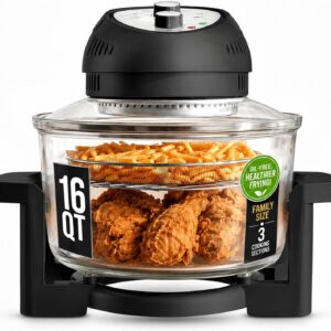Granitestone 16 Qt Large Glass Air Fryer product image