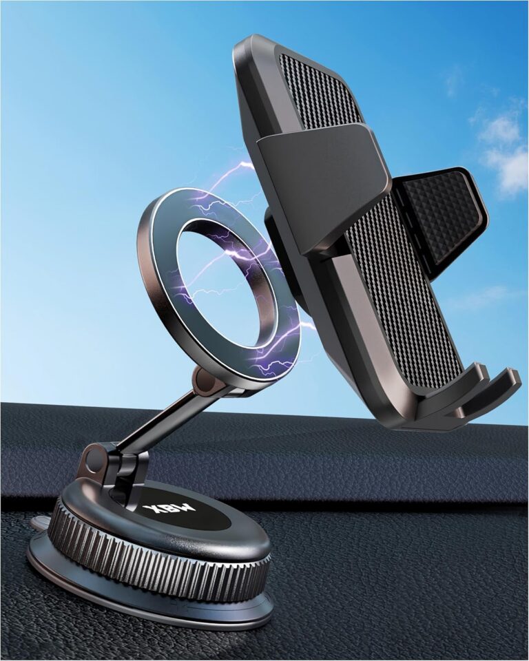XBW Car Phone Mount with Magnetic Clip and Detachable Clamp product image