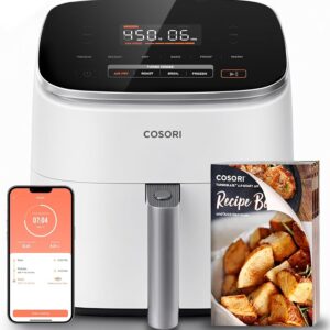 Cosori TurboBlaze Smart Air Fryer 6 Qt, Cream product image