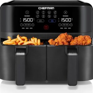 Chefman TurboFry Touch Dual Air Fryer, 9 Quart product image