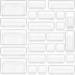 Vtopmart 25 PCS Clear Plastic Drawer Organizers Set Vtopmart 25 PCS Clear Plastic Drawer Organizers Set product image