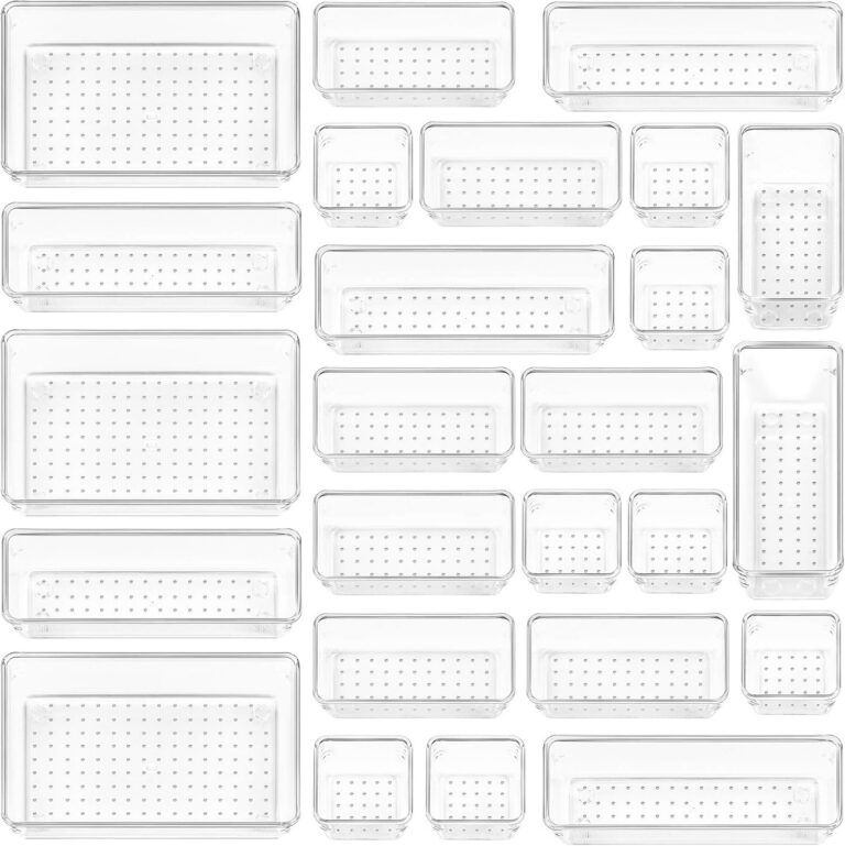 Vtopmart 25 PCS Clear Plastic Drawer Organizers Set product image