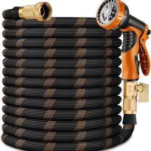 HENCUK Flexible Garden Hose 100 FT with 10-Pattern Sprayer product image