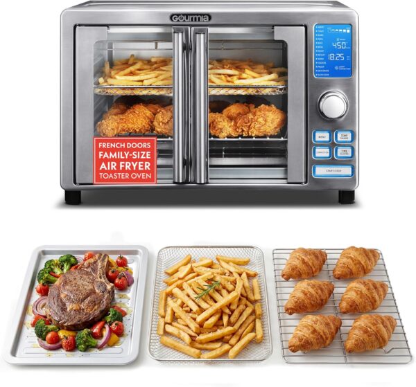 Gourmia Air Fryer French Door Toaster Oven, 25 Qt product image