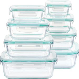 Vtopmart 8 Pack Glass Food Storage Containers product image