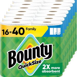 Bounty Quick Size Paper Towels, 16 Family Rolls product image